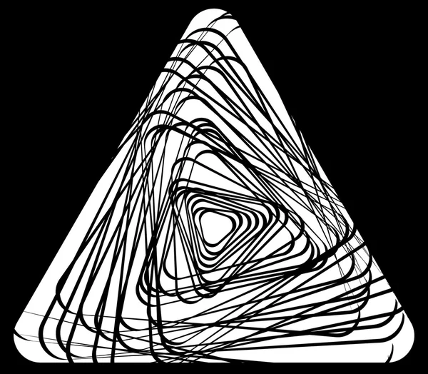 Prvek abstraktní geometrická trojúhelník — Stockový vektor