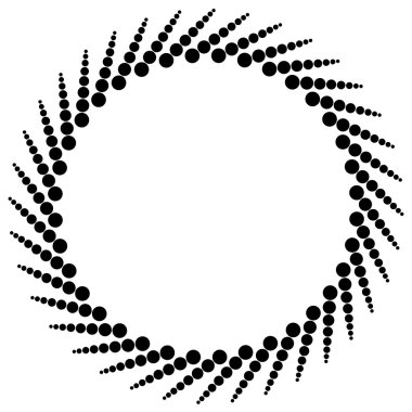 Soyut noktalı deseni öğesi