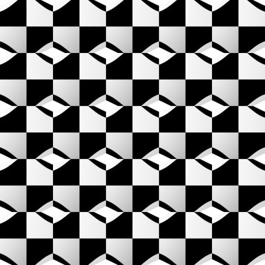 Soyut geometrik mozaik desen