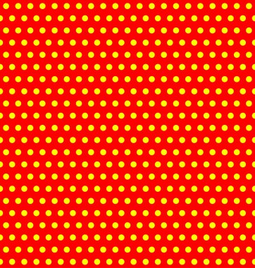 yellow and red polka dot pattern clipart