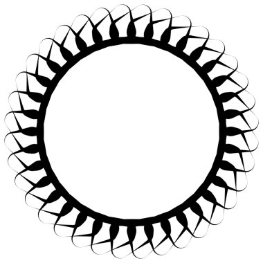 Soyut sarmal tek renkli öğesi