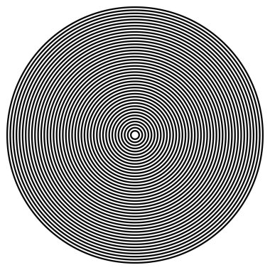 soyut eşmerkezli yayılan daire 