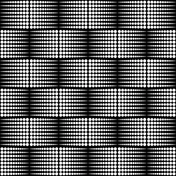 Abstrakt monokrom prickade mönster — Stock vektor