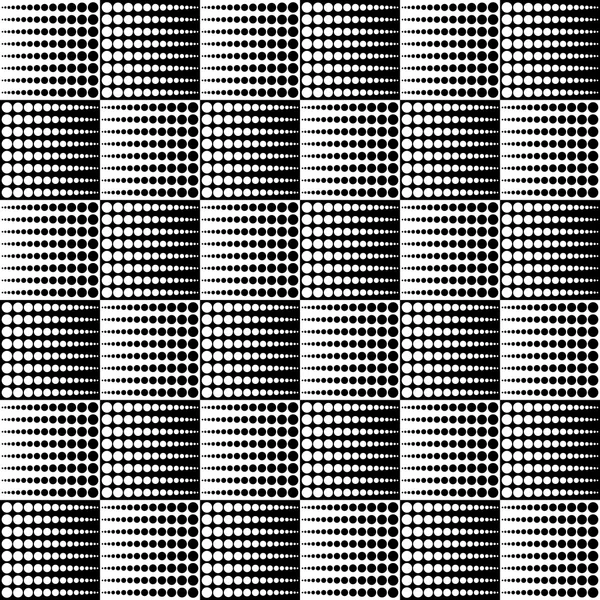 Patrón punteado monocromo abstracto — Vector de stock