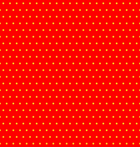 Жовтий і червоний точковий візерунок — стоковий вектор