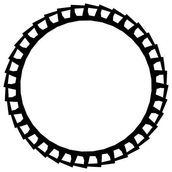 Elemento monocromático espiral abstrato —  Vetores de Stock