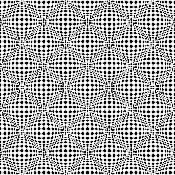 Distorsion abstraite motif pointillé — Image vectorielle