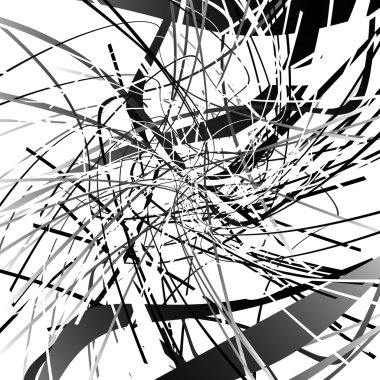 Tek renkli geometrik soyut grafik