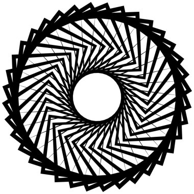 Soyut sarmal tek renkli öğesi