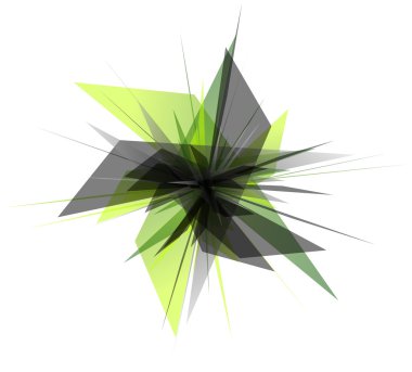 Sinirli, geometrik soyut grafik.  