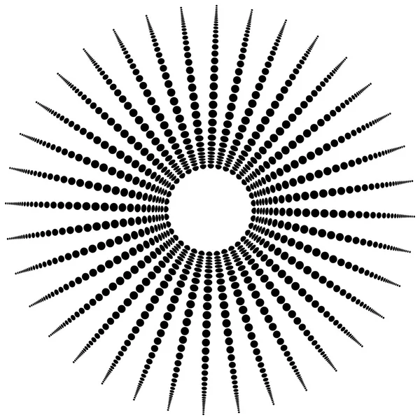抽象的な点線パターン要素 — ストックベクタ
