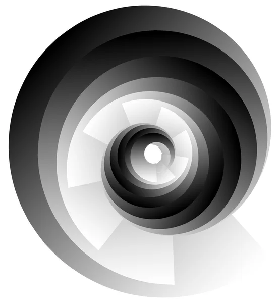 螺旋、 涡或蜗壳元素 — 图库矢量图片