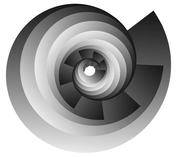 螺旋、 涡或蜗壳元素 — 图库矢量图片