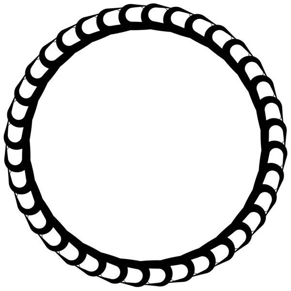 Elemento monocromo espiral abstracto — Archivo Imágenes Vectoriales