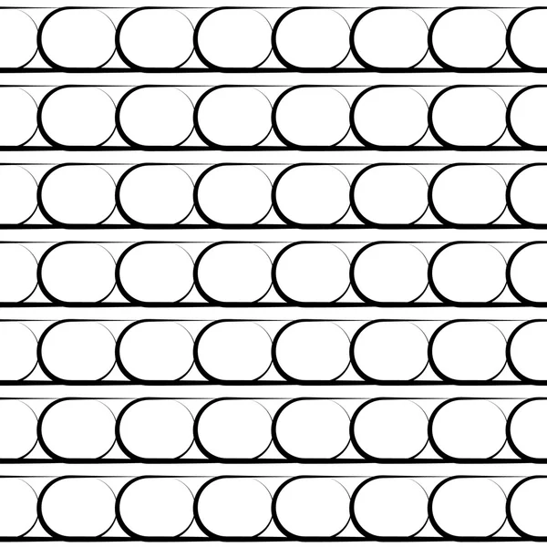 Abstrakt monokrom mönster. — Stock vektor