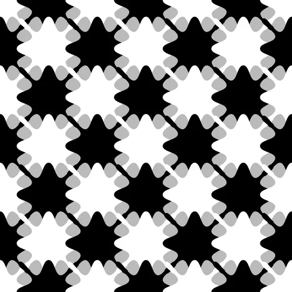 Abstraktní černobílý vzor. — Stockový vektor