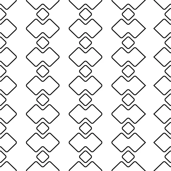 Abstracte zwart-wit patroon. — Stockvector