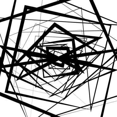 geometrik çizgiler kesişen soyut.  