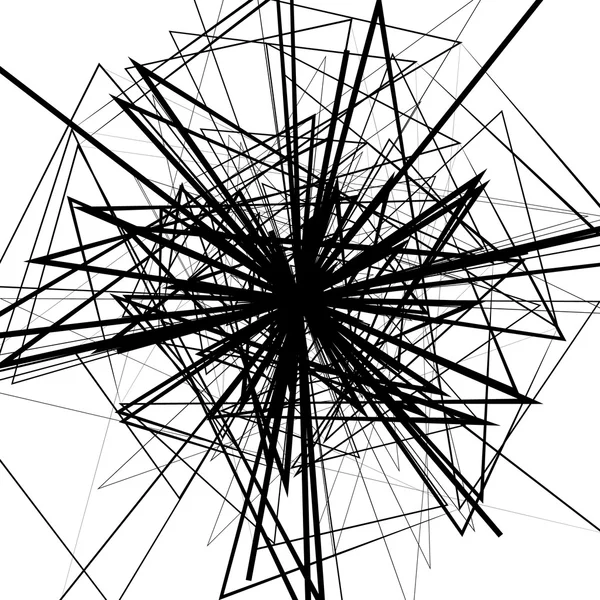 Абстрактні геометричні лінії, що перетинаються . — стоковий вектор
