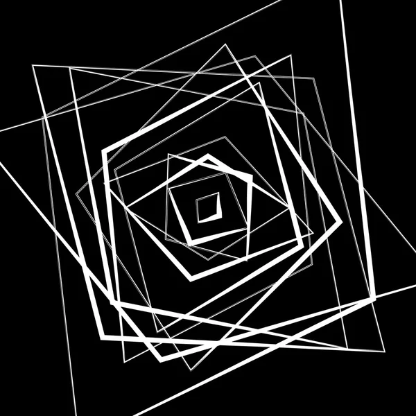 Líneas geométricas que se cruzan abstractas . — Vector de stock