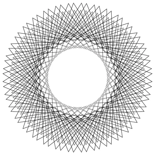 Soyut daire geometrik öğesi — Stok Vektör