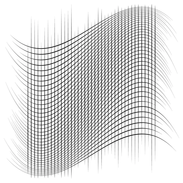 Rutnät linjer nätmönster. — Stock vektor