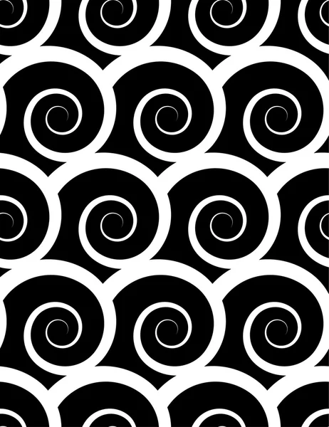 Patrón sin costura con espiral . — Vector de stock