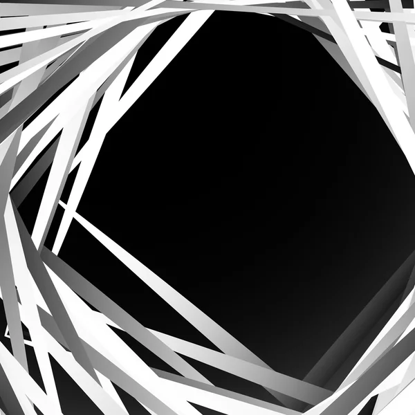 Abstracte geometrische kruisende vormen — Stockvector