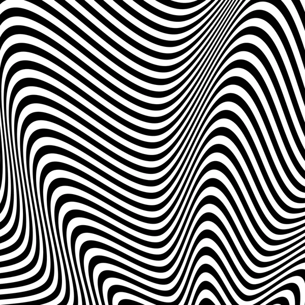 Dynamische lijnen abstracte patroon. — Stockvector
