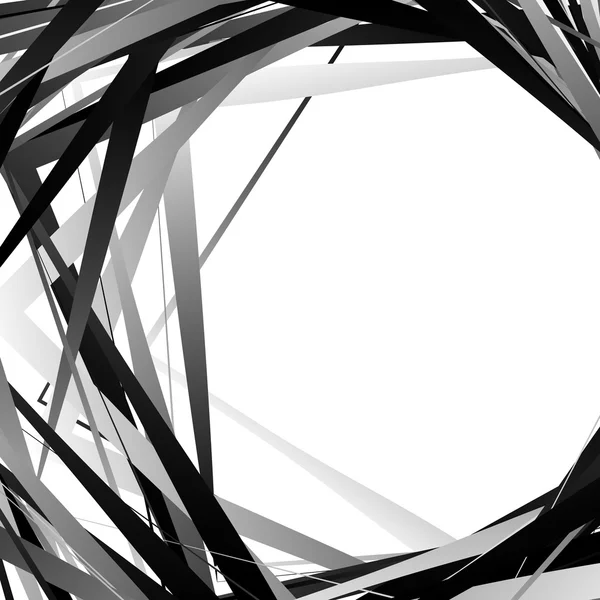 Formes géométriques abstraites croisées — Image vectorielle