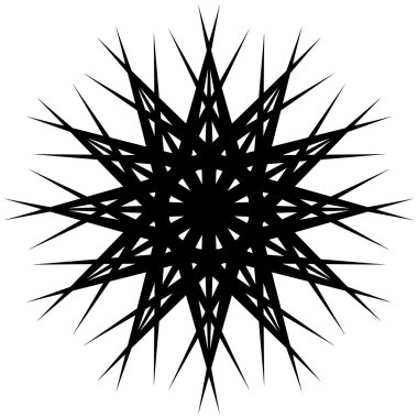 Geometrik soyut öğe döndürme