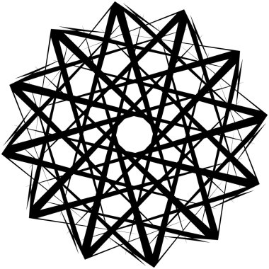 Geometrik soyut öğe döndürme