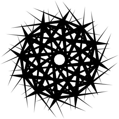 Geometrik soyut öğe döndürme