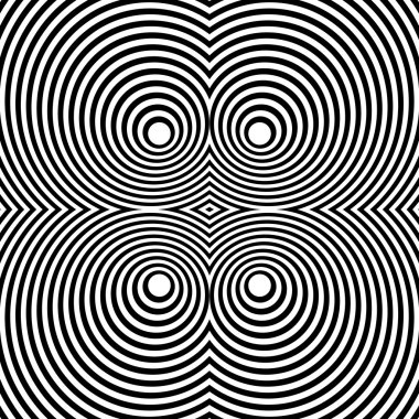 soyut çemberler desen