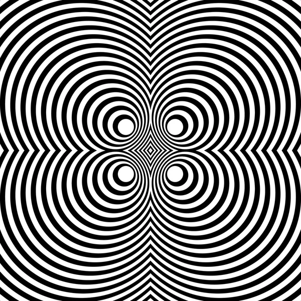 Modèle abstrait cercles concentriques — Image vectorielle