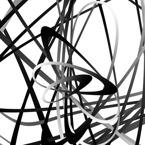 Абстрактний візерунок з пишними лініями — стоковий вектор