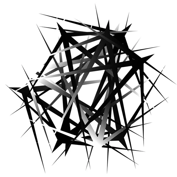 Abstrakt överlappande former bakgrund — Stock vektor