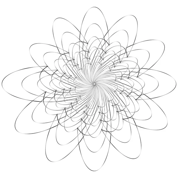 几何抽象螺旋元素 — 图库矢量图片
