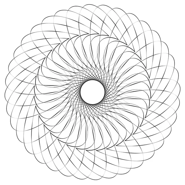 Geometriska abstrakt spiral element — Stock vektor