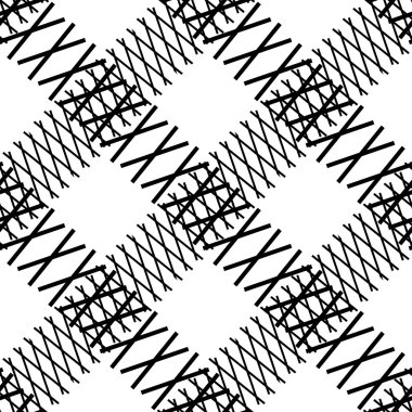 Sorunsuz bir şekilde tekrarlanabilir geometrik desen 