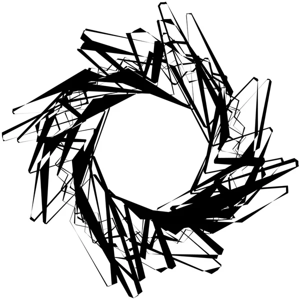 Abstracte circulaire element. — Stockvector