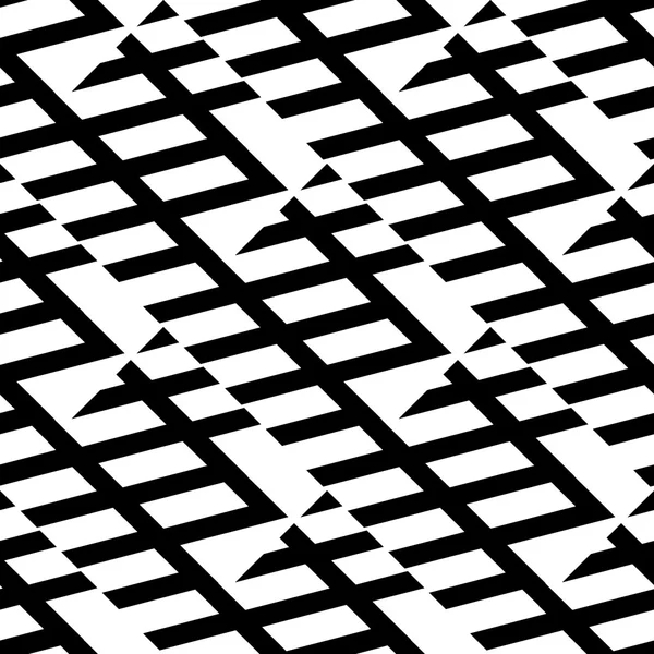 Naadloos herhaalbare geometrische patroon — Stockvector
