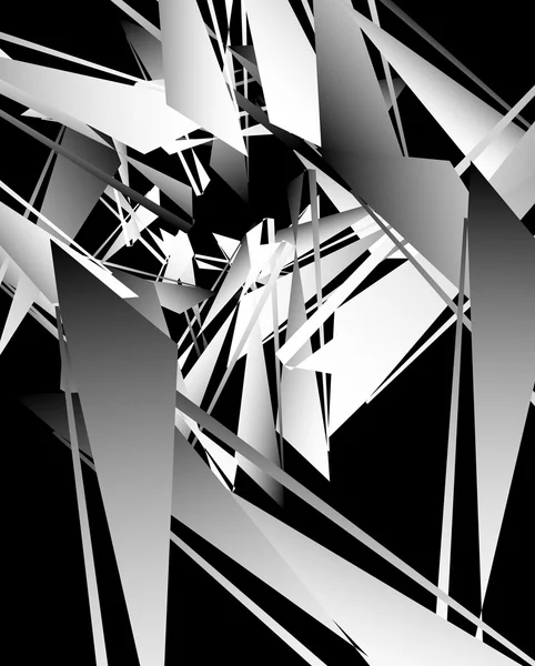 Geometric abstract art. — Stock Vector