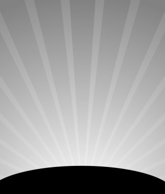 Sunburst, yıldız patlaması arka plan. 