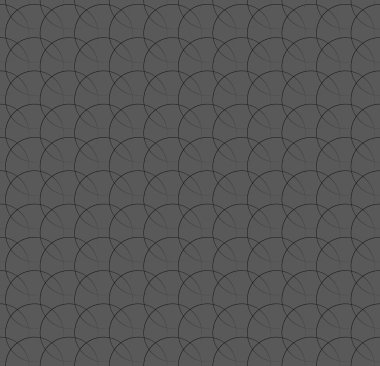 Daireler, birbirine tekrarlanabilir model yüzük.