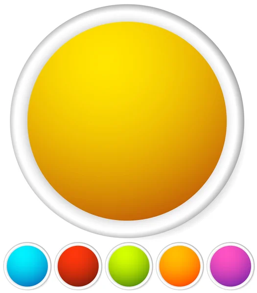 Colorful rounded button background — Stock Vector