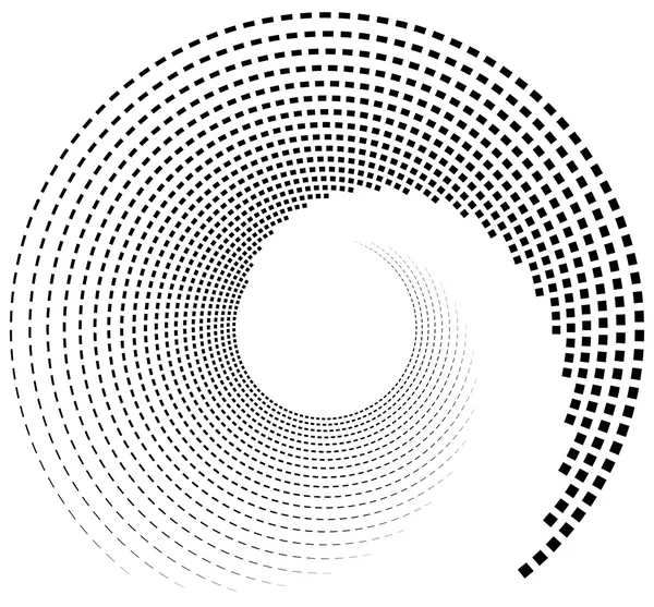 Inward spiral of rectangles. — Stock Vector
