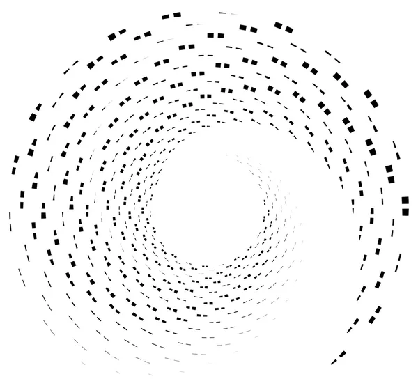 Inward spiral of rectangles. — Stock Vector
