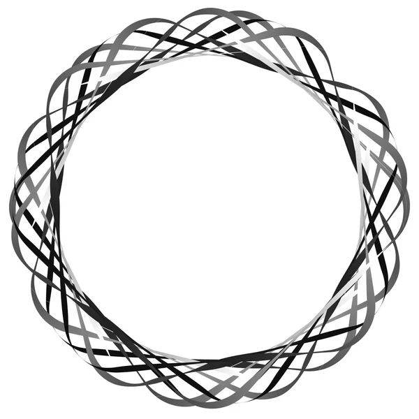 Lignes aléatoires circulaires . — Image vectorielle