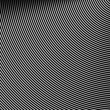 Dinamik, düzensiz satırları desenle daire. 